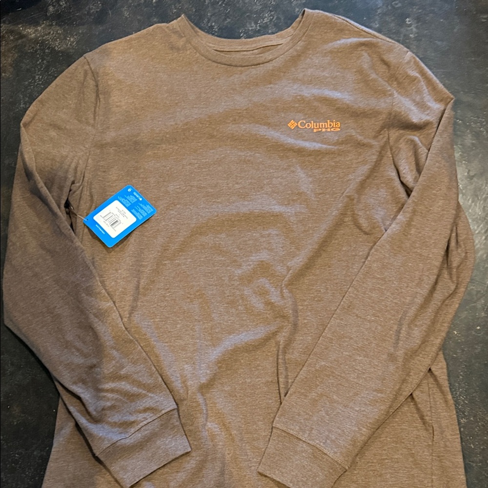 Columbia Men's Tan Long Sleeve Shirt